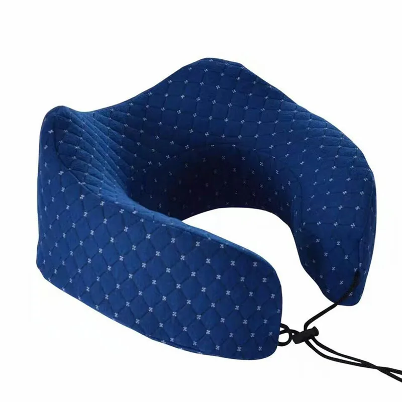 

New Design Neck Support Pillow Memory Pillow Travel Pillow Angel Soft Velvet U Shape Pillow for Airplane Car Head Rest Cushion