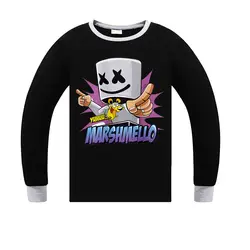 2019 маска как ребенок подарки Marshmello толстовки кофты хип хоп рэппер Bboy танцор Толстовка для диджея с капюшоном костюмы детей