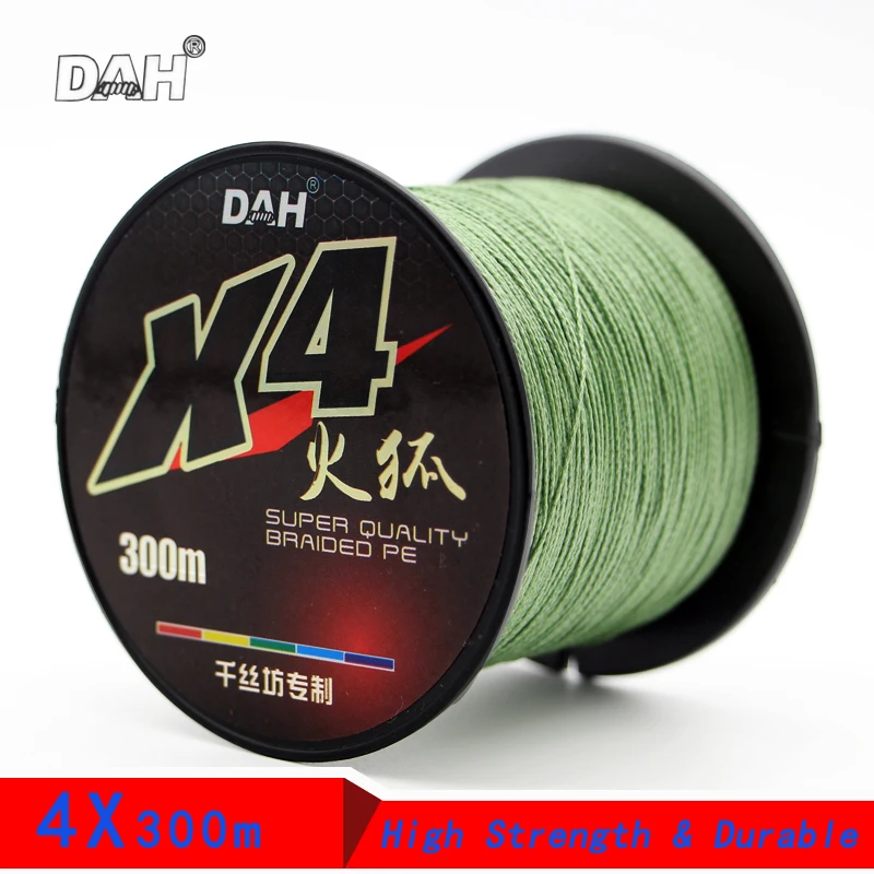 Cheap 4 Strands 300m PE Fishing Line Strong Multifilament Lines 8-80LB Pesca 100% High Japan Breadied line Tackle Tool