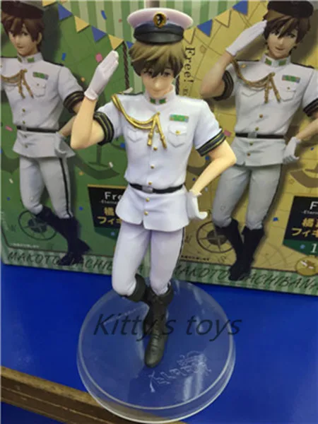 

Free! Iwatobi Swim Club Haruka Nanase Tachibana Makoto Navy Uniform PVC Action Figure Collectible Model Toy 10cm KA0367