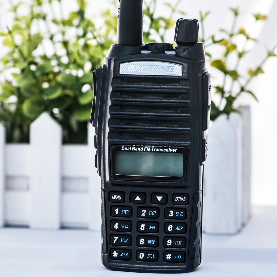 Baofeng UV 82 рация двойная PTT портативная двухсторонняя радиостанция VHF UHF Ham CB 1 шт. UV82