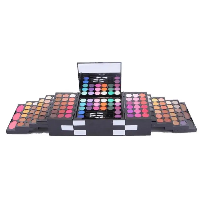 

142 Color Matte Eye Shadow Set Box Palette Glitter Waterproof Shimmer Eyeshadow Set Brighten Long Lasting Makeup Box Maquiagem