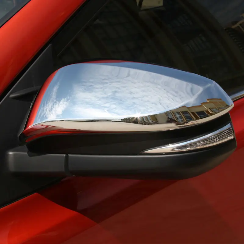 2pcs/set Car styling for 2013 2014 2015 Toyota RAV4 ABS Chrome Rearview