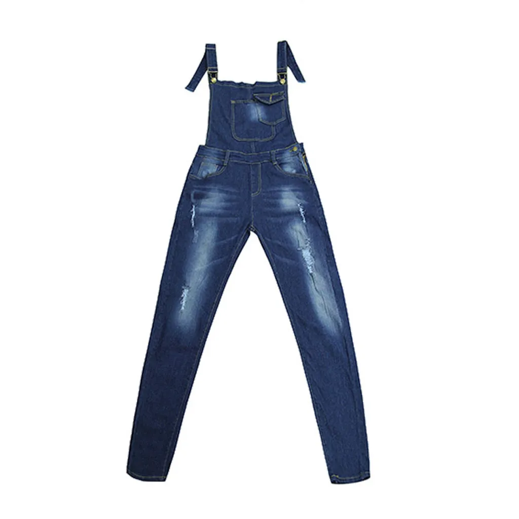 Женские комбинезоны с дырками на лямках, прямые обтягивающие укороченные джинсы, комбинезоны для женщин, комбинезон размера плюс