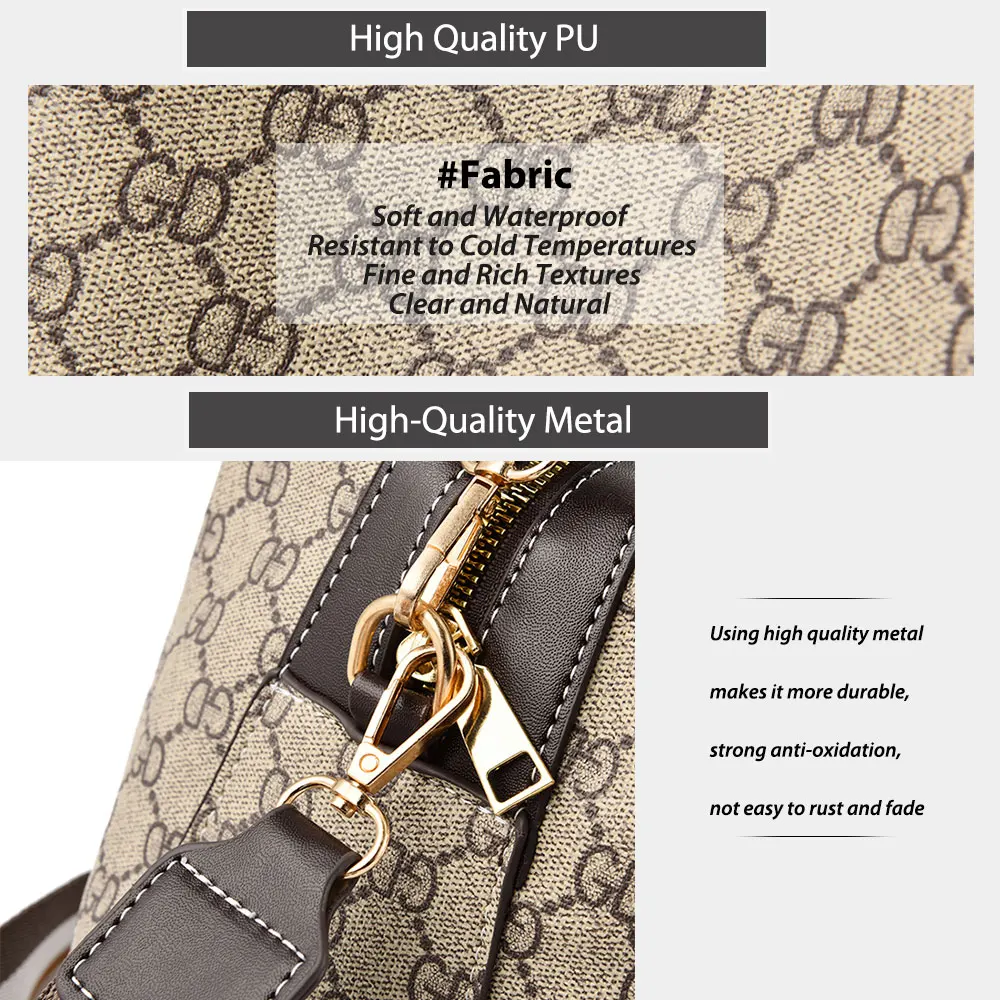 Bolso de hombro A la moda para mujer bolso de cuero Pu bandolera de alta calidad principal