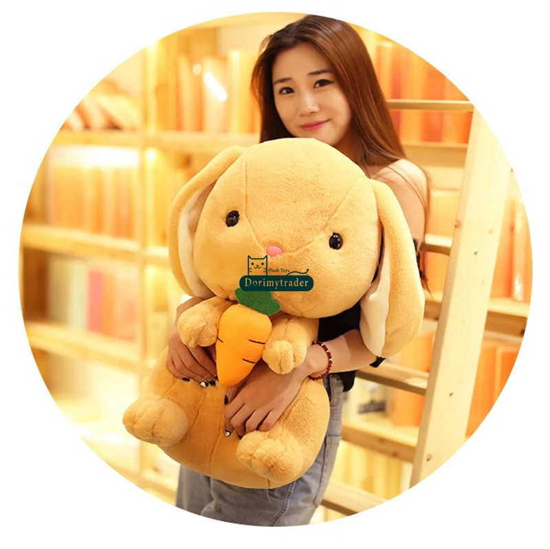 Dorimytrader Lovely 70cm Giant Soft Cartoon Bunny Stuffed Toy Pop Plush Anime Rabbit Doll Pillow Girl Gift 28inches DY61602 (11)