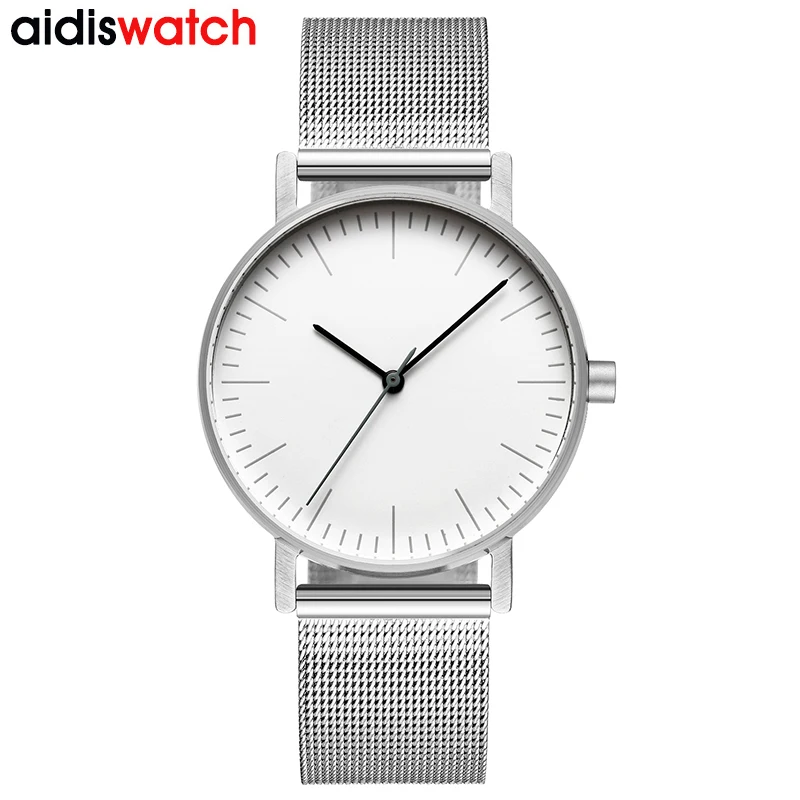 

New Arrival Minimalist Style Wild Fashion Watches Men Women Sport Casual Quartz Wristwatch Soft Leather Strap Neutral Watch gift