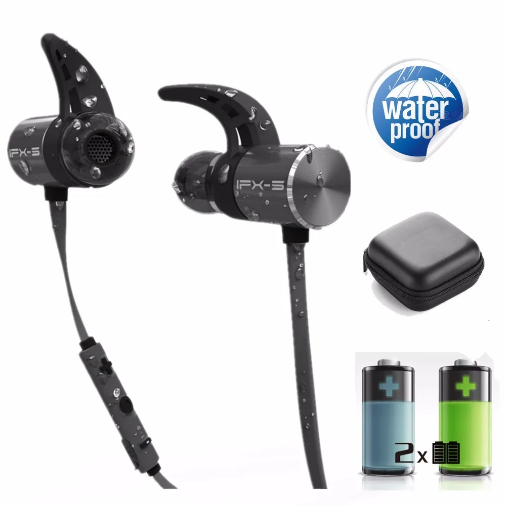 

PLEXTONE BX343 double battery V4.1 magnetic wireless bluetooth earphone sport waterproof headset endurance metal music headphon
