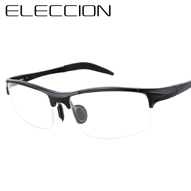 Eyeglasses Frames Eyeglass Frames Myopia Glasses Optical Glasses ELECCION Brand Prescription Men Glasses Frame Aluminium Magnesium Alloy Frame Spectacle Eyeglasses Myopia Glasses sports goggles