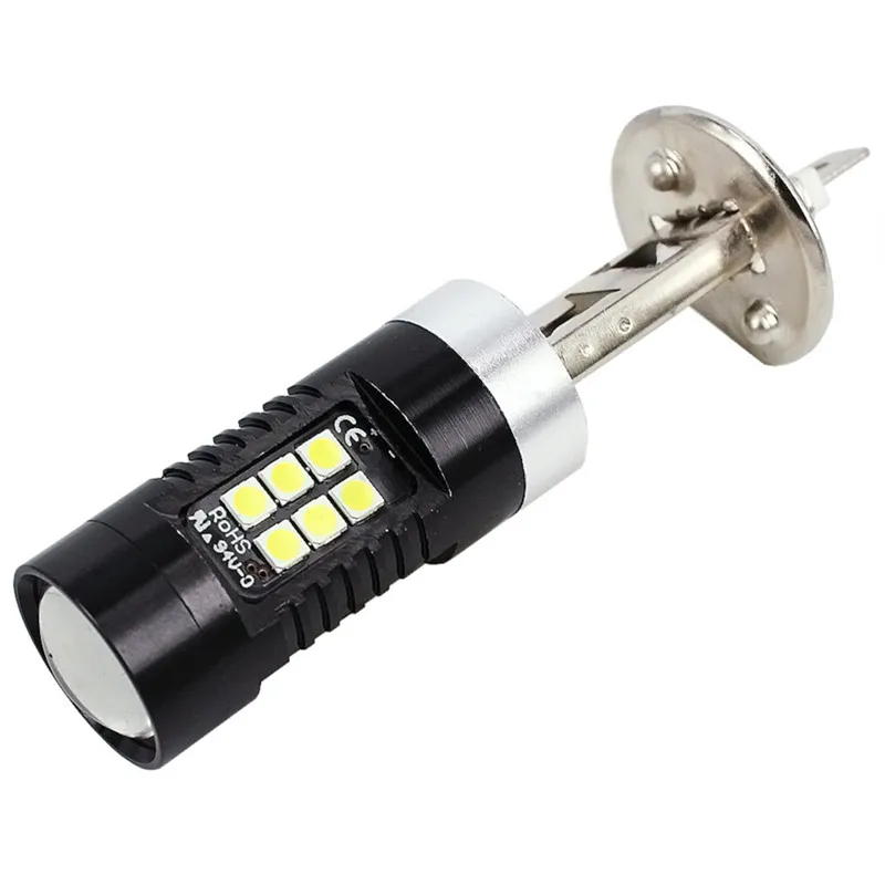 WUPP автомобильный светильник 2 шт. H1 противотуманный светильник s 6500K 21SMD 3030 светодиодный белый лампочка 21 Вт Прямая поставка 19A10