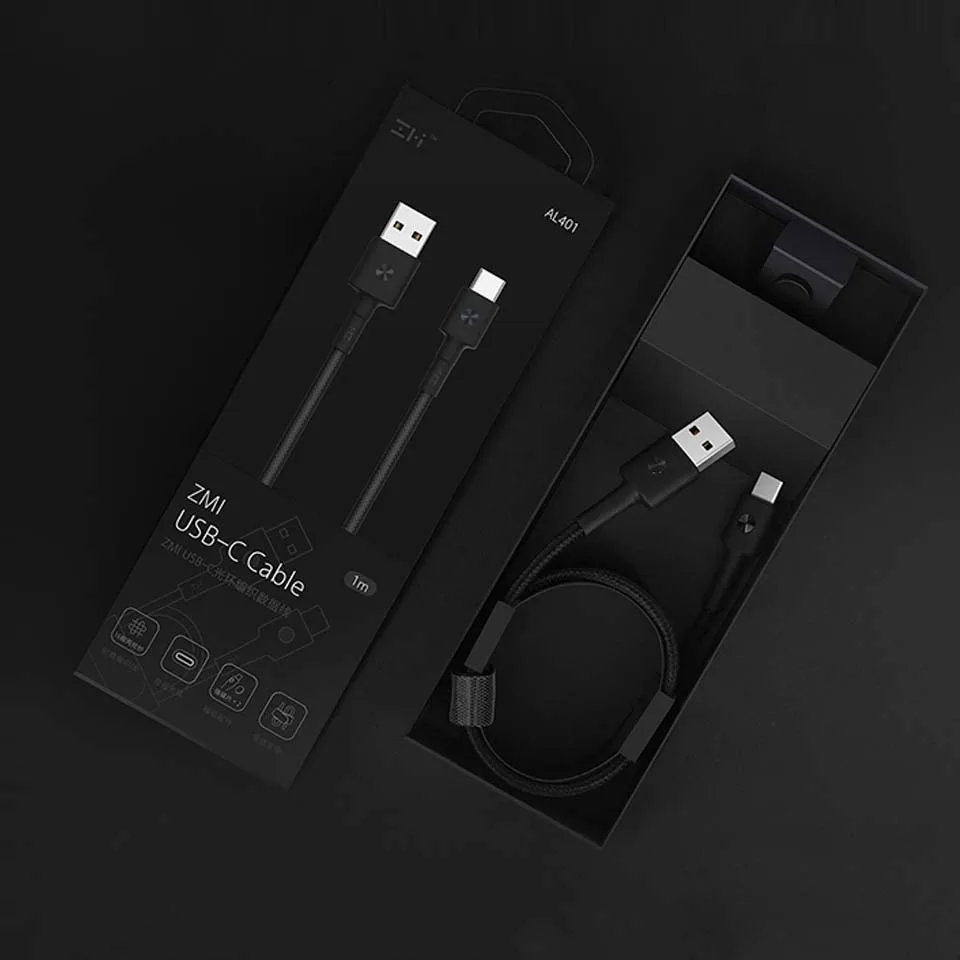 Оригинальный ZMI MFI сертифицированный шнур для передачи данных IPhone IOS плетеный