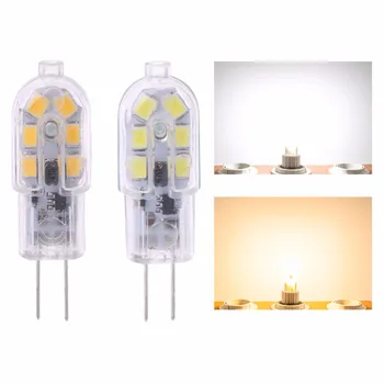 

G4 Base SMD 2835 2W 12LED Warm/Cool White Light Bi-Pin Lamp Bulb AC/DC 12V