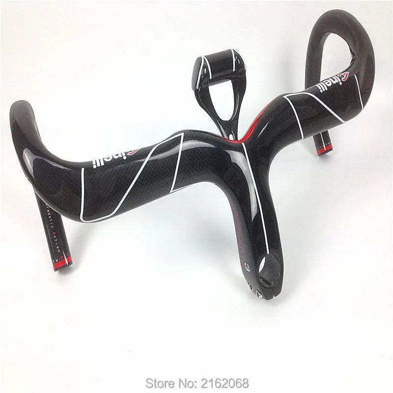 Newest RAM3 Road Bicycle Aero 3K Full Carbon Fibre Bike Handlebar And Stem Integratived With Computer