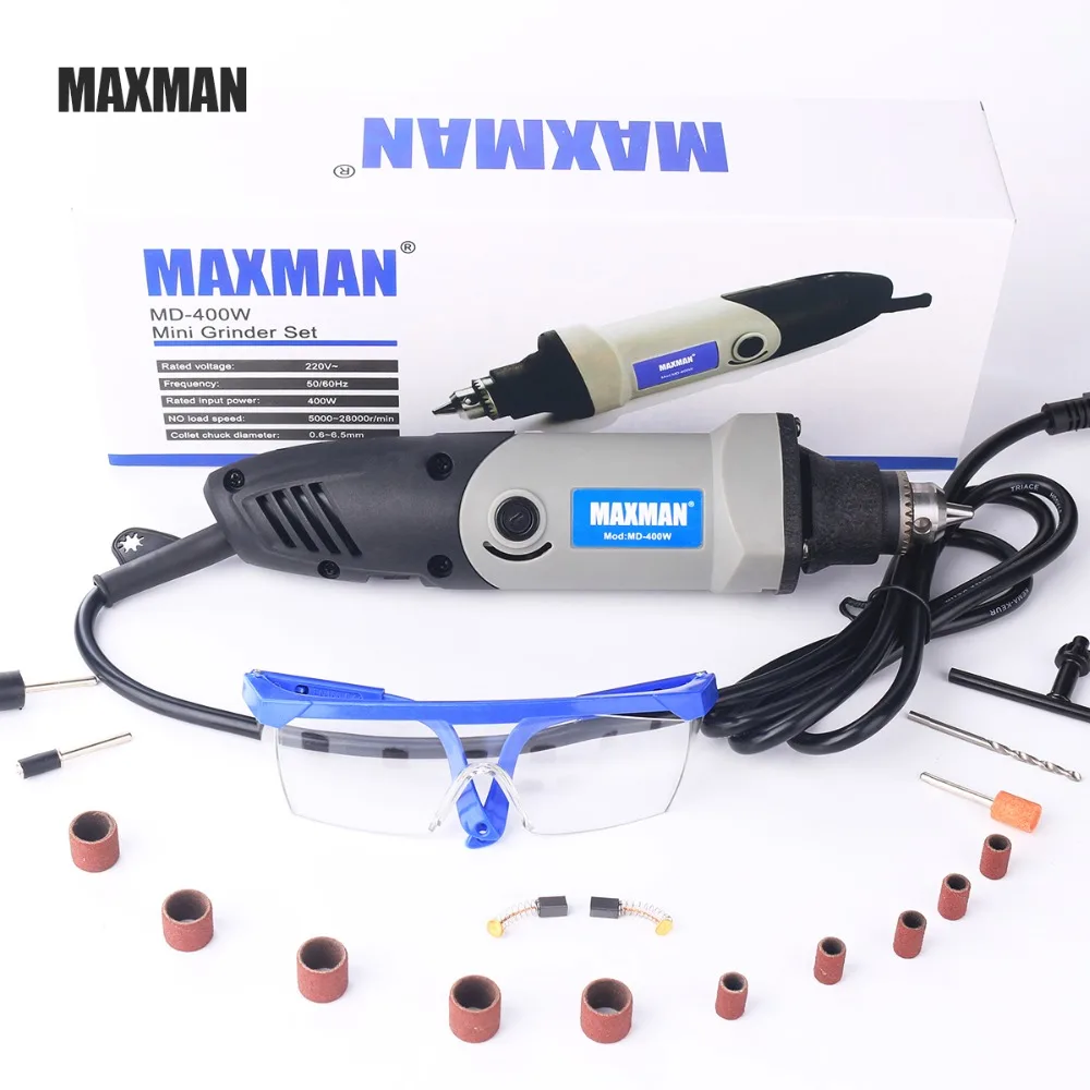 MAXMAN 400W Dremel Tool Professional Electric Mini Die Grinder 0.66