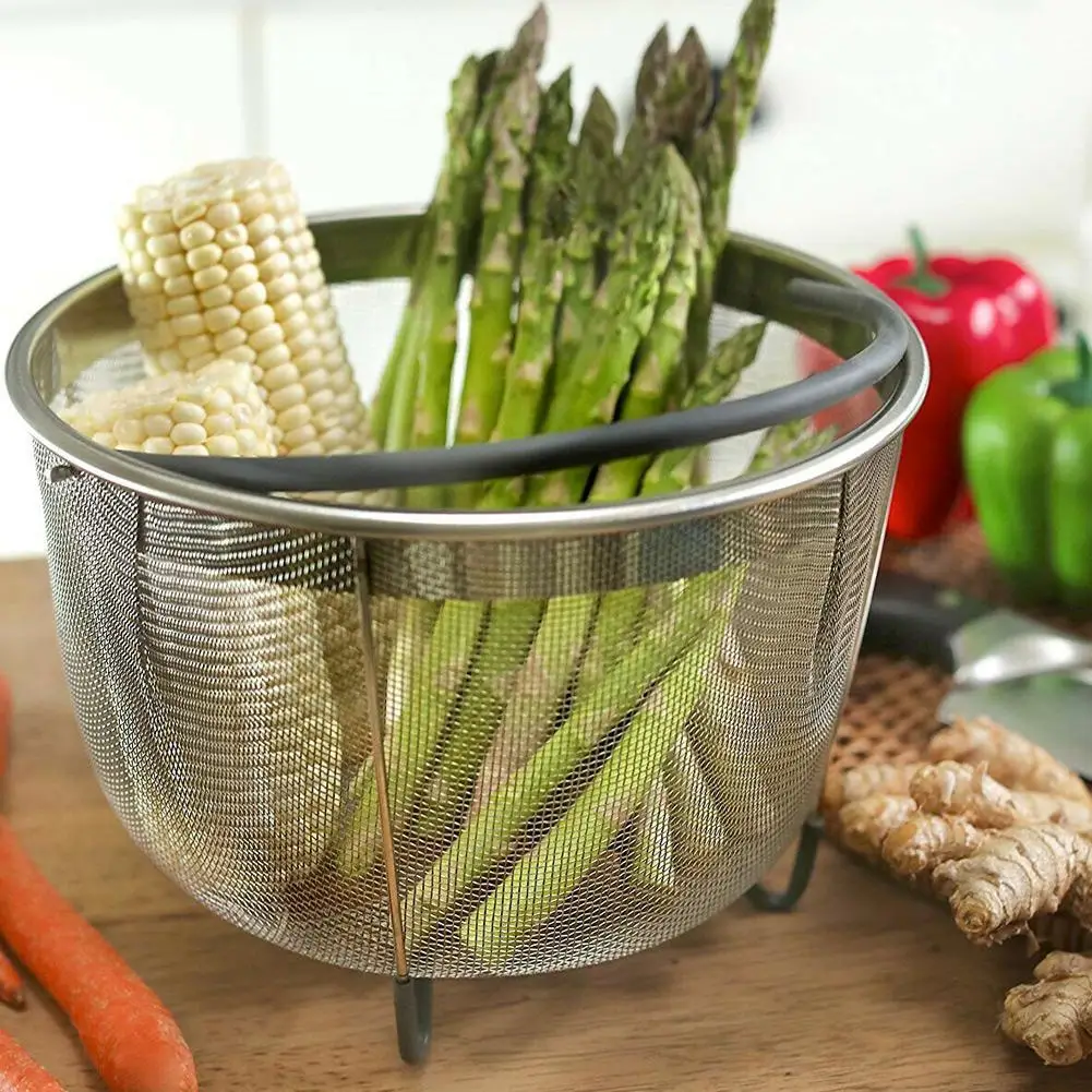 

New kitchen multifunctional drain basket Stainless Steel Steamer Basket Instant Pot Accessories Instant Pot Pressure Cooker