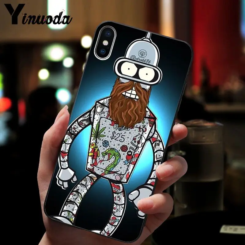 11pro MAX Futurama Bender Bite My Shiny рукоделие принт рисунок чехол для телефона чехол для iPhone 8 7 6S Plus X XS MAX 5 5S SE XR чехол - Цвет: A12