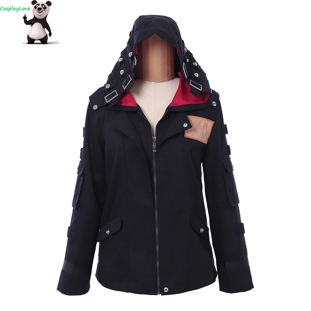 CosplayLove Game PUBG PLAYERUNKNOWNS BATTLEGROUNDS Kerchief Jacket Cosplay Costume Black Custom Made (10)