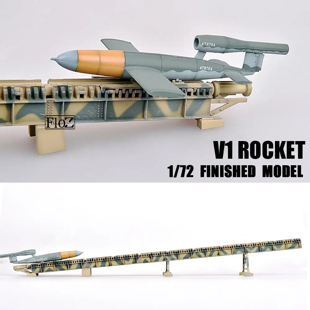 Wwii German V1 Rocket Missile 1/72 Model Finished Non Diecast Model