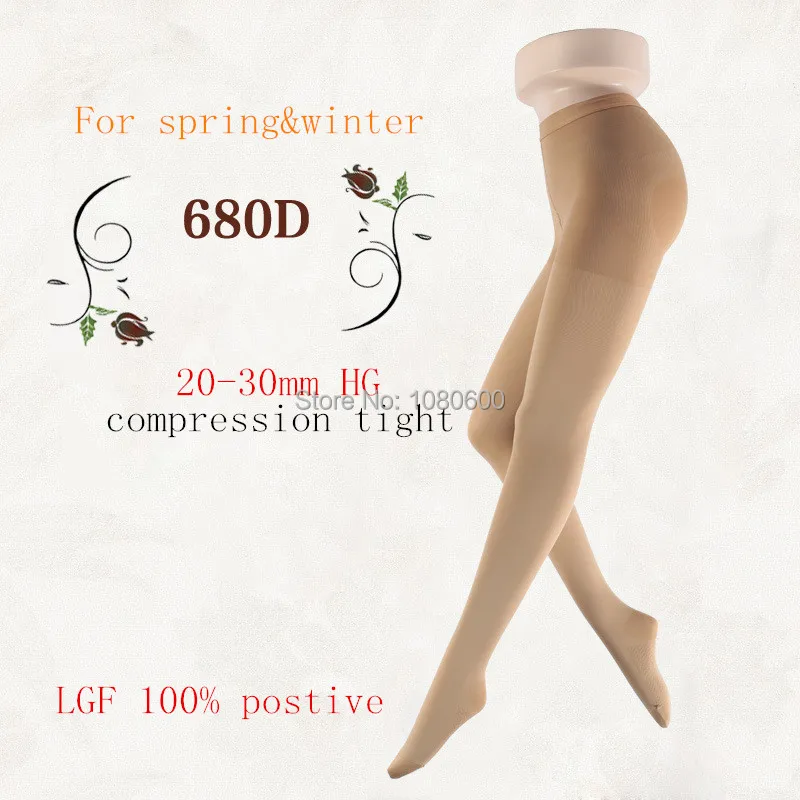 Колготки компрессионные женские непрозрачные размер XXL 18 23 мм рт. Ст.|girls compression