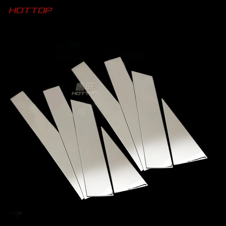 

8pcs For Nissan new X-Trail X Trail T32 Rogue Stainless Steel Windows Middle Frame Trims Car Accessories 2017 2018