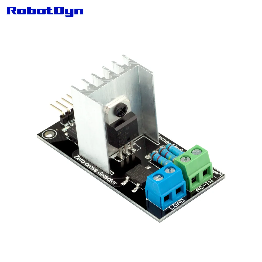 AC Light Dimmer Module for PWM control, 1 Channel, 3.3V/5V logic, AC 50/60hz, 220V/110V