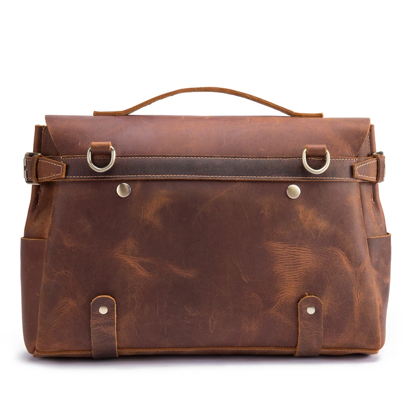 رجل حقائب Crossbody حقيبة كتف جلد طبيعي الأزياء الأعمال باد كمبيوتر محمول الذكور 15 بوصة حقيبة ساعي غطاء هدية السفر