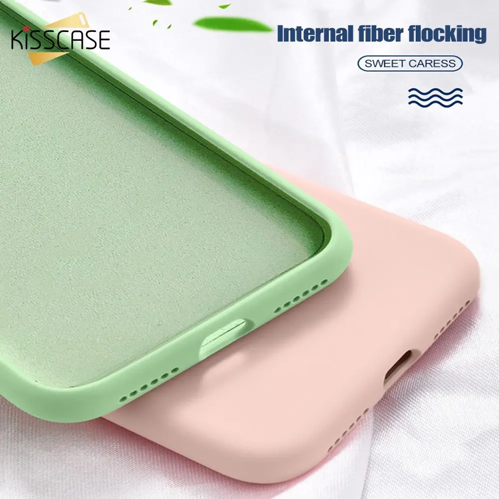Soft Liquid Silicone Phone Case For Samsung Galaxy A70 A50 S8 S9 S10 Lite Plus A30 M20 M30 Note 9 J4 A9 A7 2018 Shockproof Cover | Мобильные