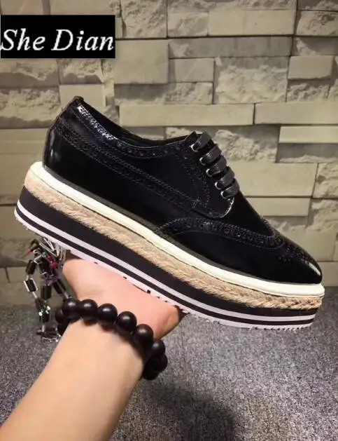 

Free shipping pointed toe genuine leather lace up platform men causal shoes flat comfortable high quality men flat hot sales