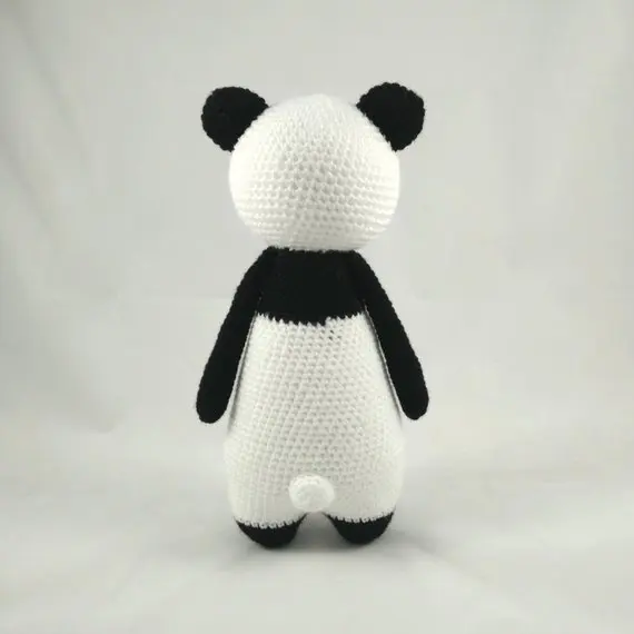 Вязаные игрушки amigurumi panda boy