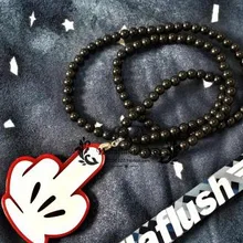 Автомобиль Мода кулон интерьер автомобиля JDM задний вид зеркальный орнамент подвесной Шарм Автомобиль Стайлинг средний палец красный