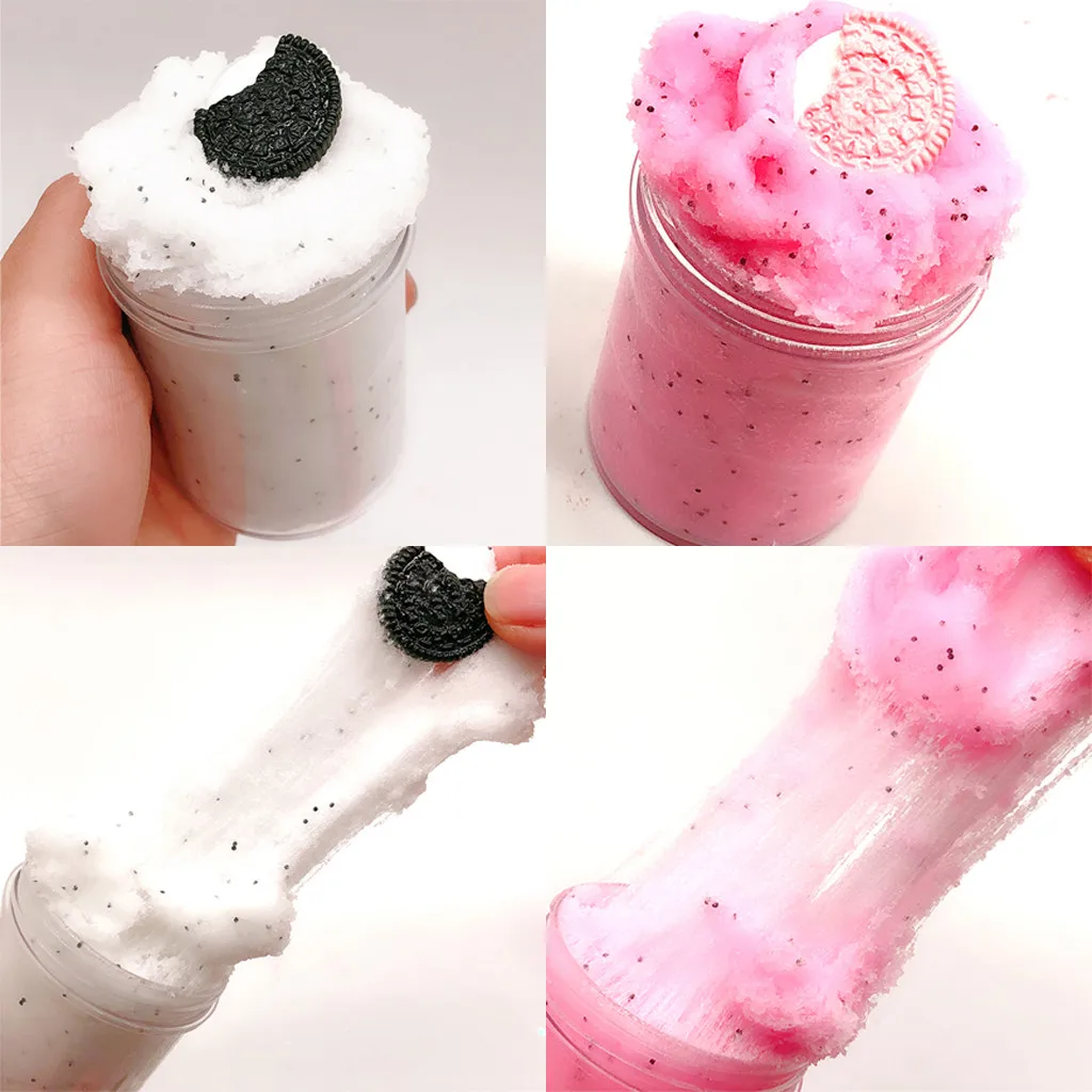 Пушистая Floam 120 мл Slime печенье для снятия стресса ароматическая игрушка детей