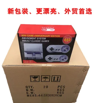 

Mini TV Handheld Family Recreation Video Game Console AV Port Retro Built-in 660 Classic Games Dual Gamepad Gaming Player