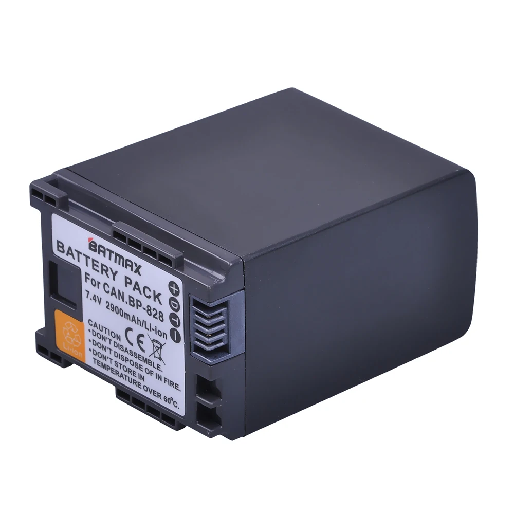 Baterias para Canon 820 828 Vixia Bp-820 Gx10 Xf400 Xf405 Hfg20 Hfg30 Hfg40 Hfm41 Hfm400 Hfs21 Hfs30 1 Pcs 2900 Mah bp - Image 3
