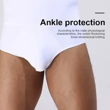 Мужские трусы-боксеры для похудения с высокой талией, Корректирующее белье для тела, дышащая эластичность, SSA-19ING управления животиком