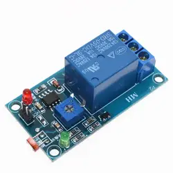 5 В свет Photoswitch Сенсор переключатель LDR фоторезистор реле Модуль обнаружения света Фоточувствительный Сенсор доска