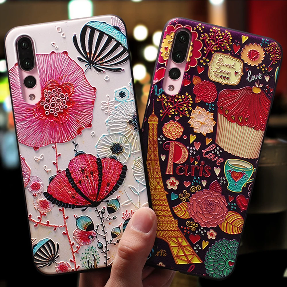 Для huawei p 20 lite чехол PRO P10 милый 3D мультфильм телефон Чехол более мягкие