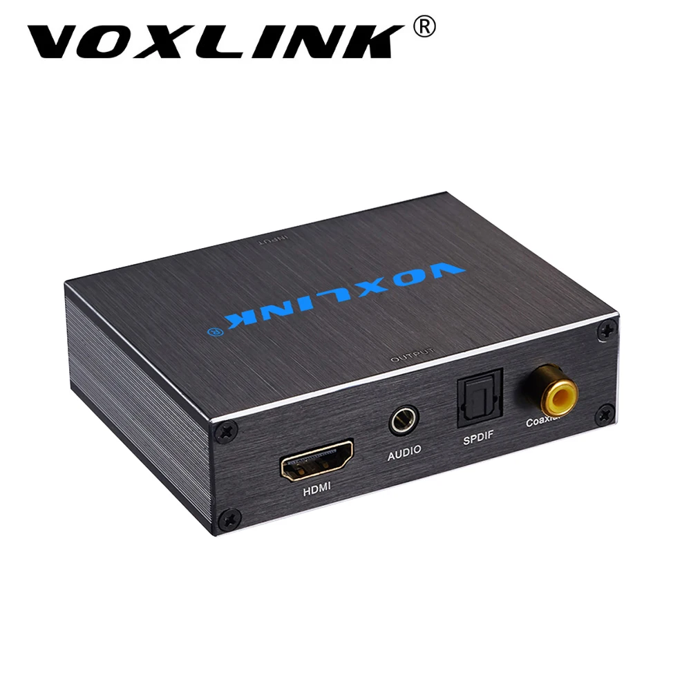 Voxlink HDMI аудио эксрактор конвертер к оптический TOSLink SPDIF + с 3.5 мм 1.4 для DVD плеер PS3 PS4 |