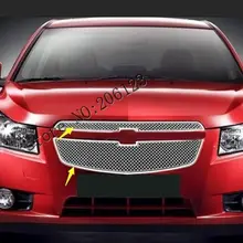 Для 2009-2013 для Chevrolet Cruze Модифицированная металлическая сетка накладка Передняя гоночная решетка отделка