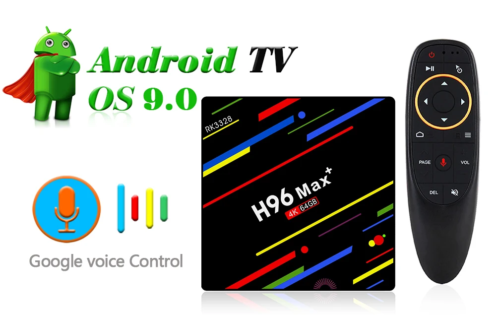 H96 MAX Plus Smart tv Box Android 9,0 4 Гб 64 Гб Rockchip RK3328 H.265 4K Youtube Netflix Google Play медиаплеер PK X96 MAX