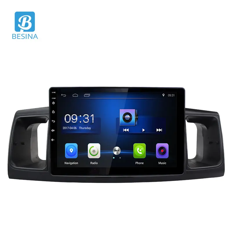Автомагнитола Besina 9 дюймов Android 0 2 ГБ + 32 для TOYOTA Corolla EX E120 2007|Мультимедиаплеер авто|