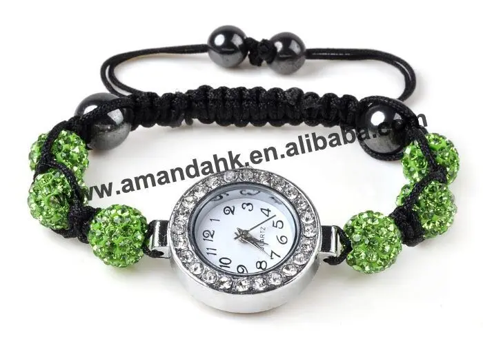 500 шт./лот ювелирные изделия Shamballa оптовая продажа наручные часы браслет из