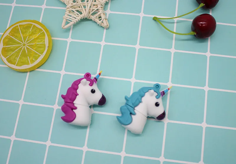 Retobo милый рисунок единорога USB флэш-накопитель 64 ГБ 32 ГБ Флешка карта памяти милое животное USB 2,0 4 ГБ 8 ГБ 16 ГБ Мини U диск