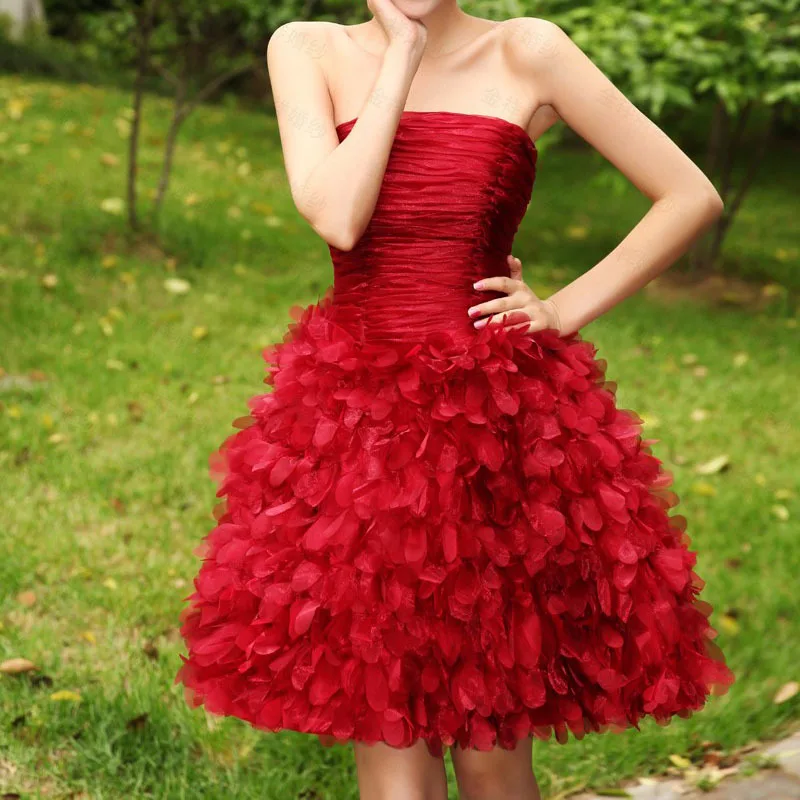 red petal dress