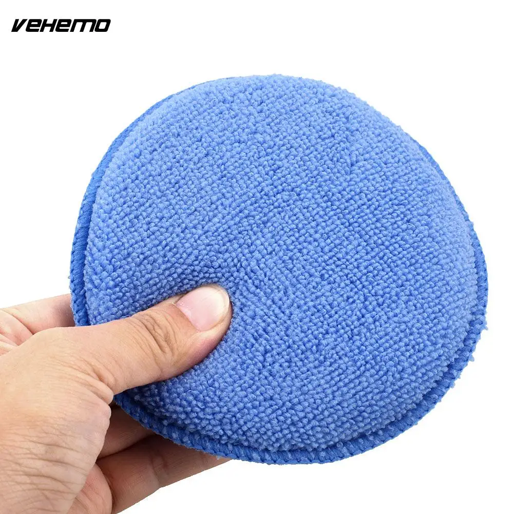 Vehemo 5 шт. полировальная губка полировальный коврик полировщик Воск губка круглая