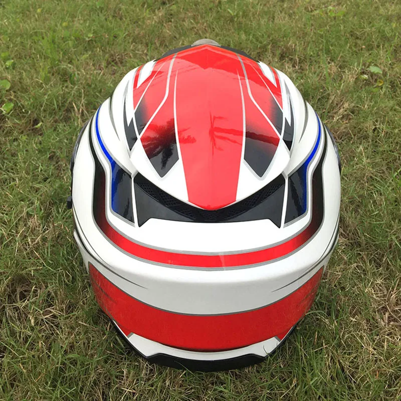 Nuevo casco De cara completa para Corner doble lente casco moto rcycle casco impresionante цвет calavera Envio