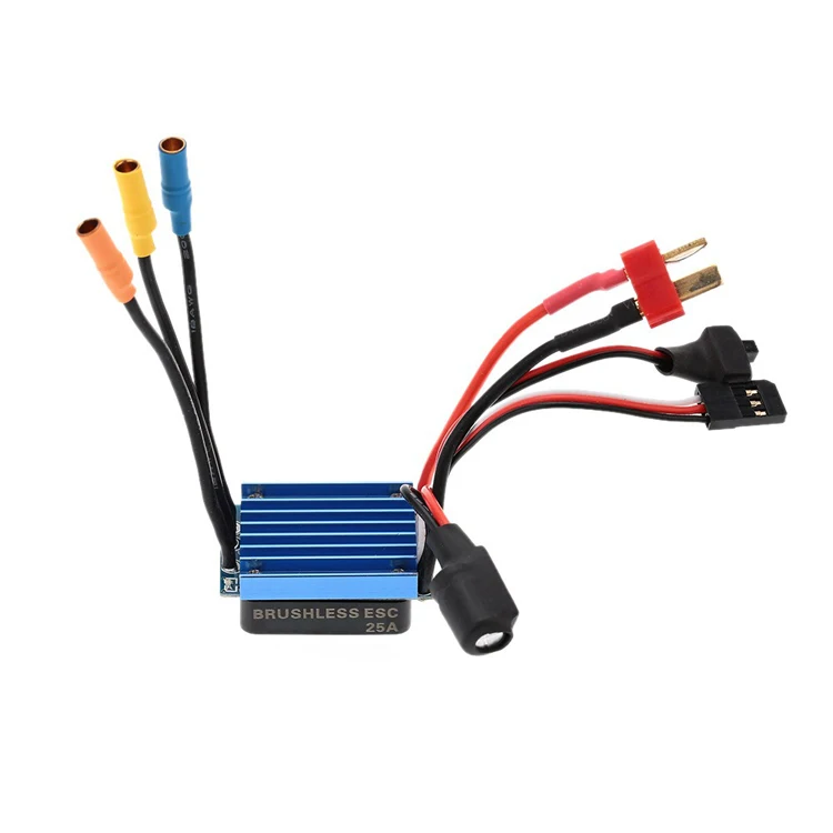 

RC Boat Sensorless Brushless ESC Water Splash-proof Electrical Speed Controllers 25A 35A 45A 60A 80A 120A for Model Climbing Car