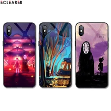 Spirited Away Customized Tempered Glass Phone Case for OnePlus 7 Pro 6 6T 5 5T Fashion DIY Back Cover Case For OnePlus 7/ 7 Pro