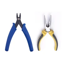 45# стальные Ювелирные Инструменты щипцы плоскогубцы для обжимных бусин, полированные стальные Ювелирные плоскогубцы, плоскогубцы для игл инструменты для изготовления ювелирных изделий F70