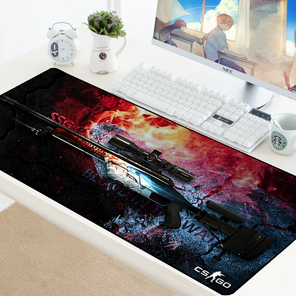 Large Game Mouse Pad Mat Laptop Gaming Mousepad Anti-slip Natural Rubber Grande Gamer Mouse Pad Fashion Office Desk Computer Pad