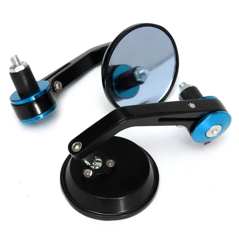 

Universal 7/8" Round Bar End Rear Mirrors Moto Motorcycle Motorbike Scooters Rearview Mirror Side View Mirrors